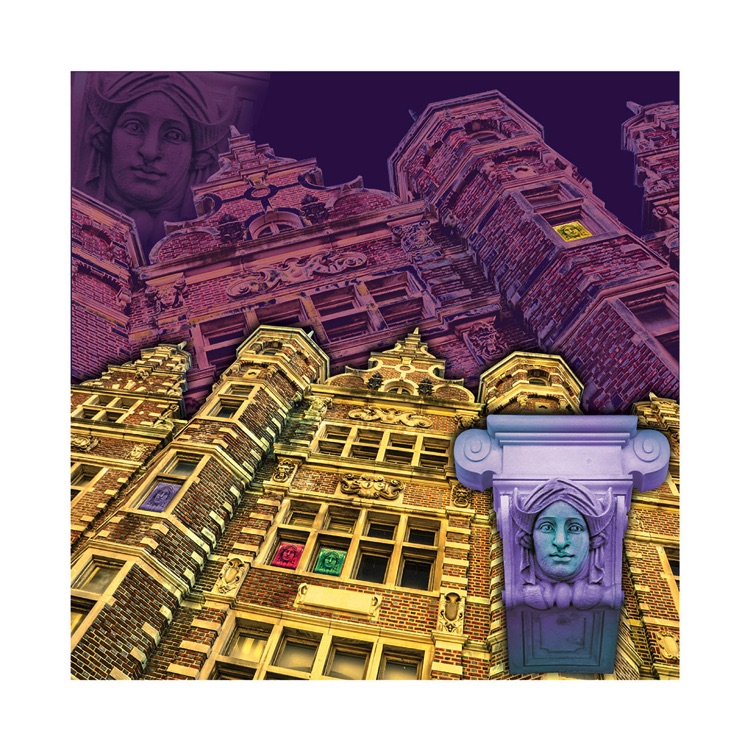 Dayton Arcade Collage 2 by Larry Hensel