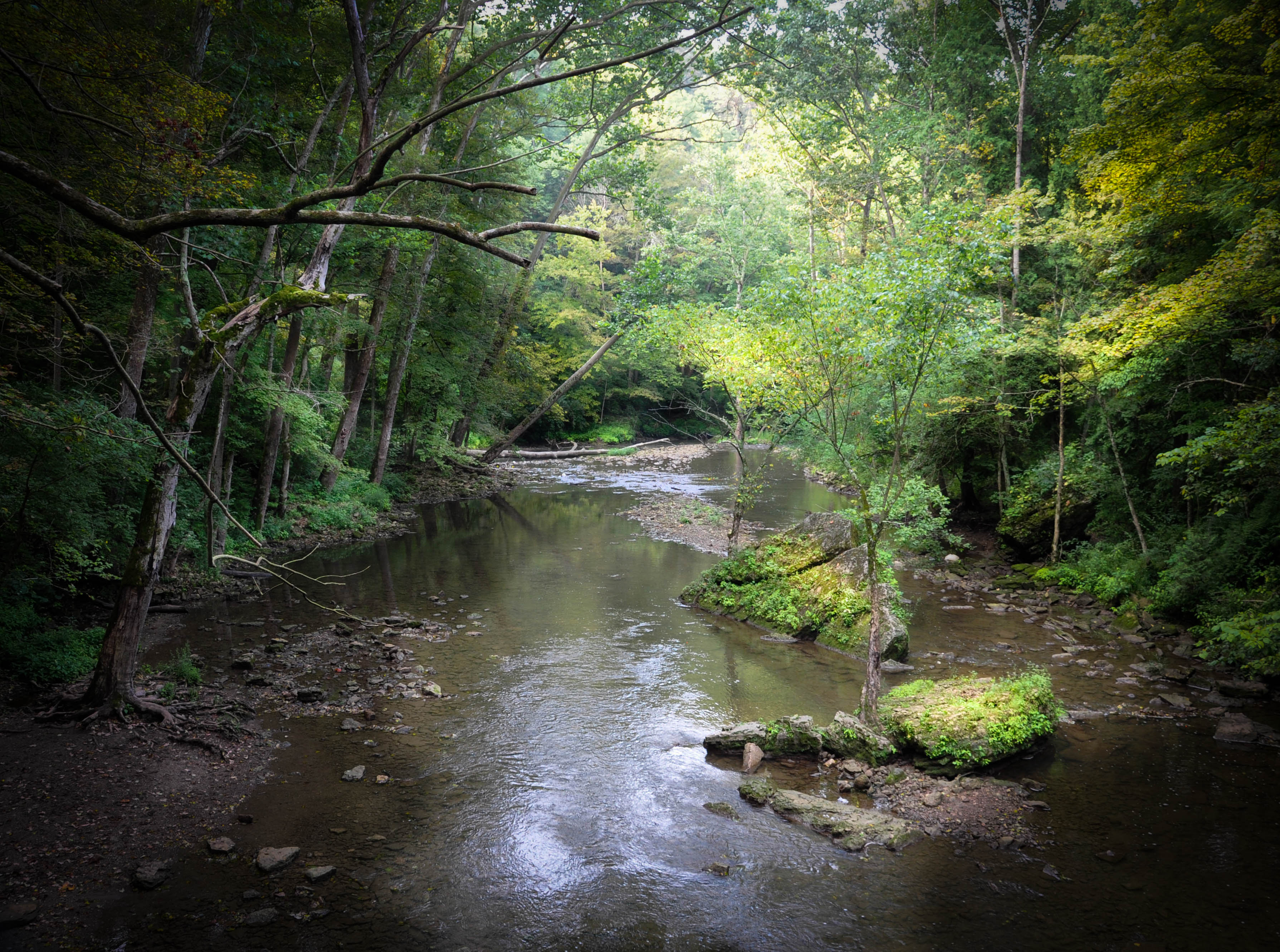 John Bryan and Little Miami River by Larry Hensel