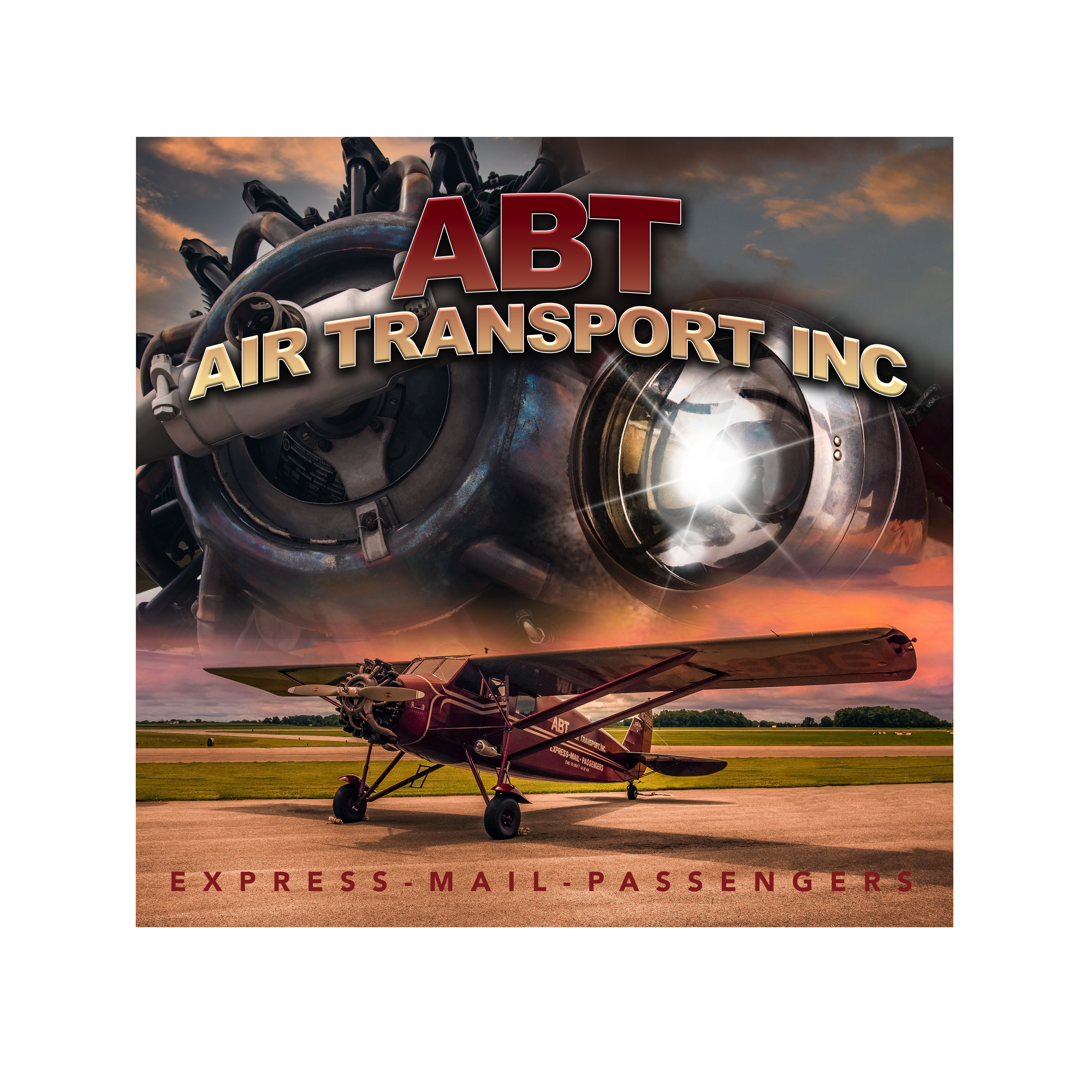 ABT Transport Mail carrier vintage plane by Larry Hensel