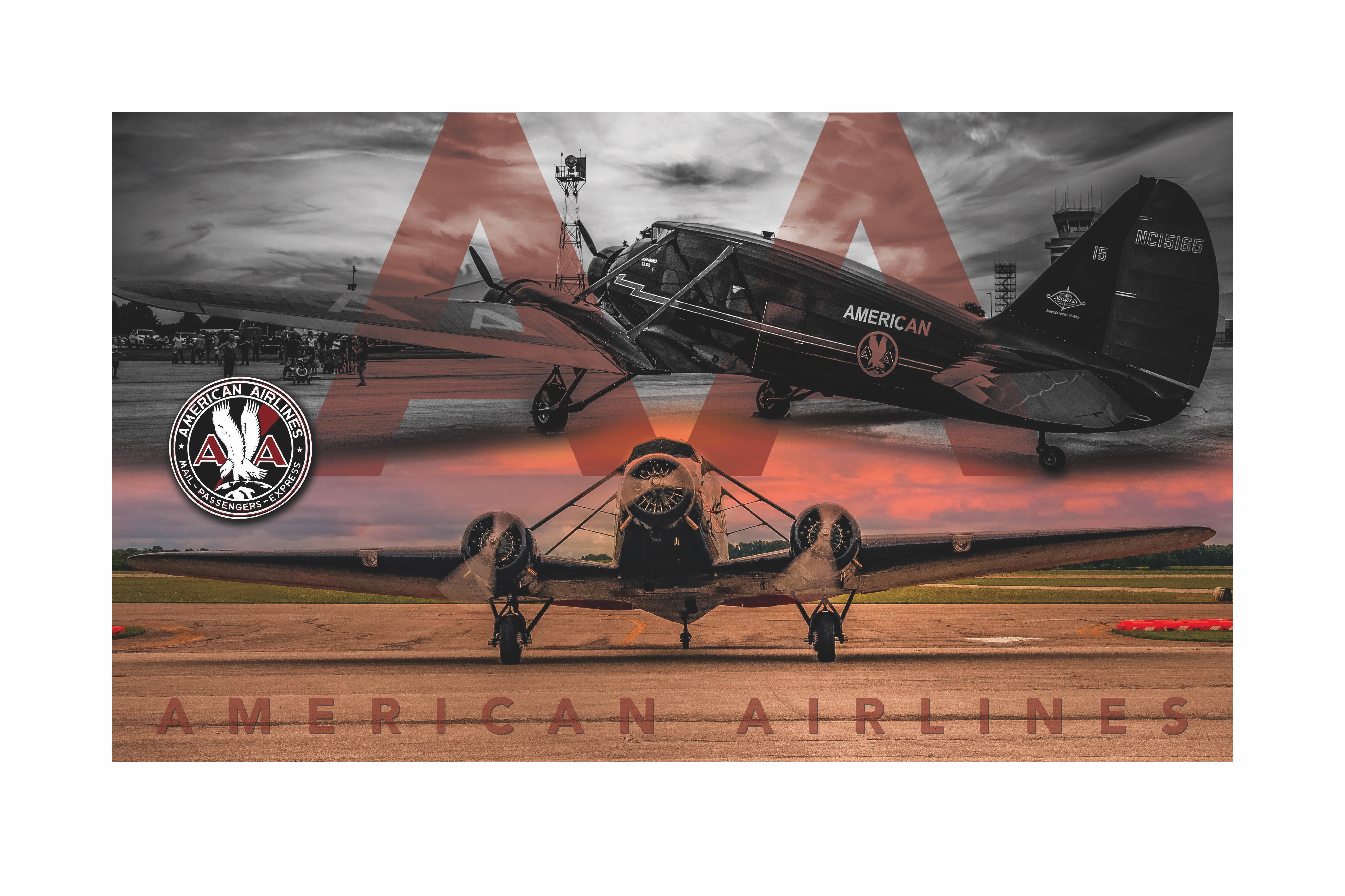 Amerian Airlines Poster 5 by Larry Hensel