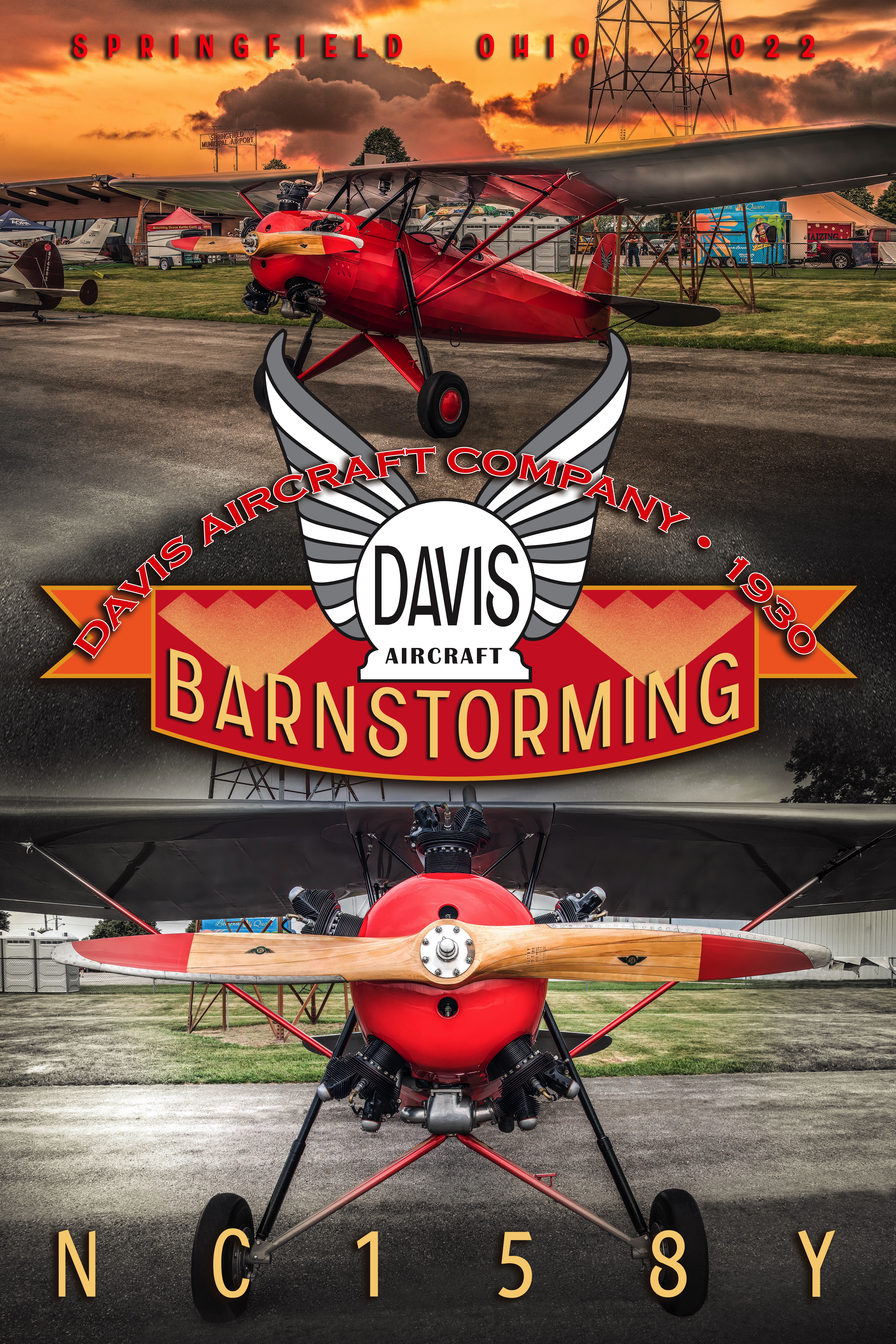 Davis Aircraft Poster by Larry Hensel