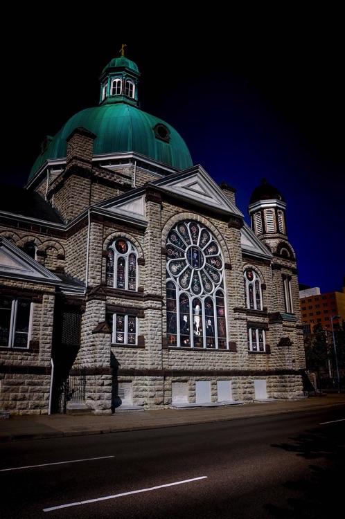 Dayton Sacred Heart Church Building 2 by Larry Hensel