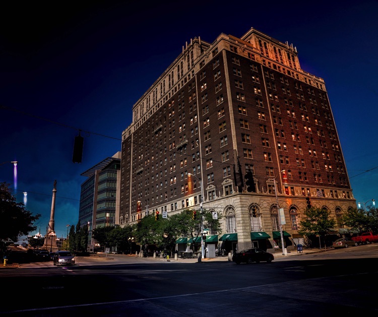 Dayton Biltmore Hotel Building by Larry Hensel
