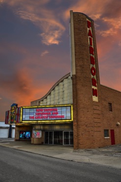Fairborn Theater new sky and marque