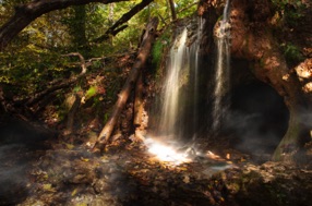 Glen Helen waterfalls.